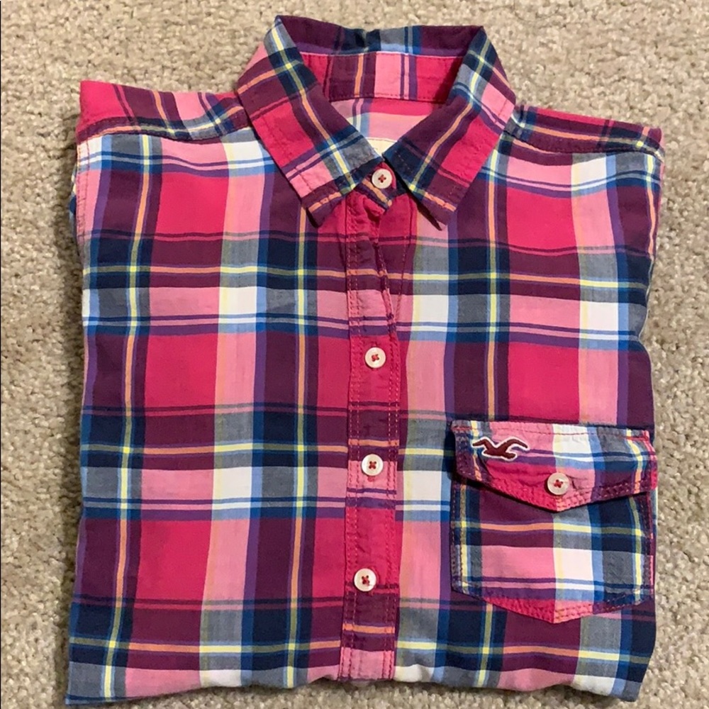 Plaid Hollister Shirt